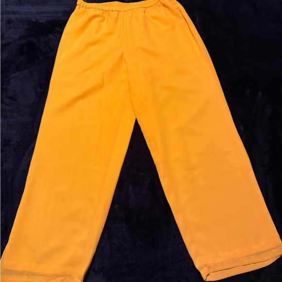 Ashro Yasia Gold 3-Piece Duster Pant Suit Women’s Size 16 - Picture 6 of 8